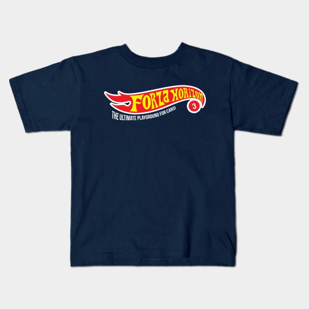 The Ultimate Playground for Cars! Kids T-Shirt by NoobDesign15